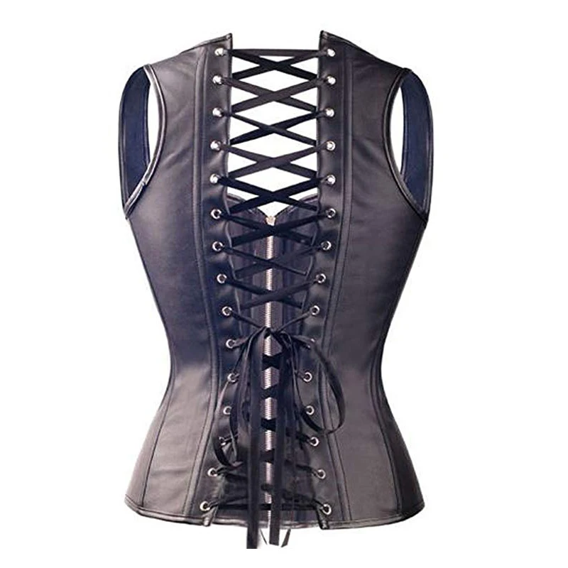 Body Shaper Топ Для женщин Готический стимпанк Талия Тренер Корсет на шнуровке