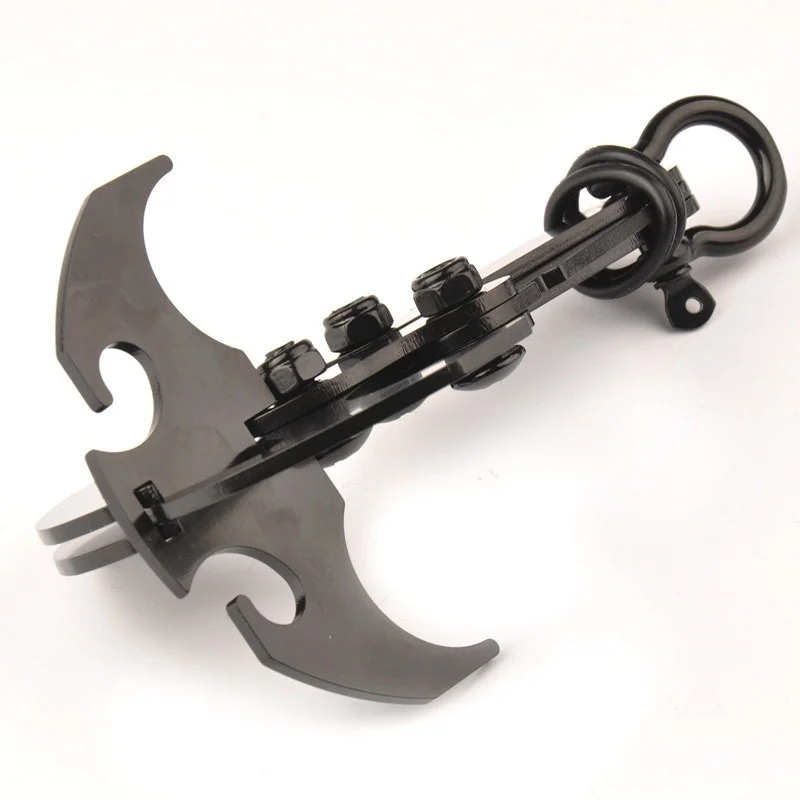 Outdoor Multi-function Stainless Climbing Hook Gravity Hook Grappling Outdoor Climbing Claws Car Traction Rescue EDC Tool -2