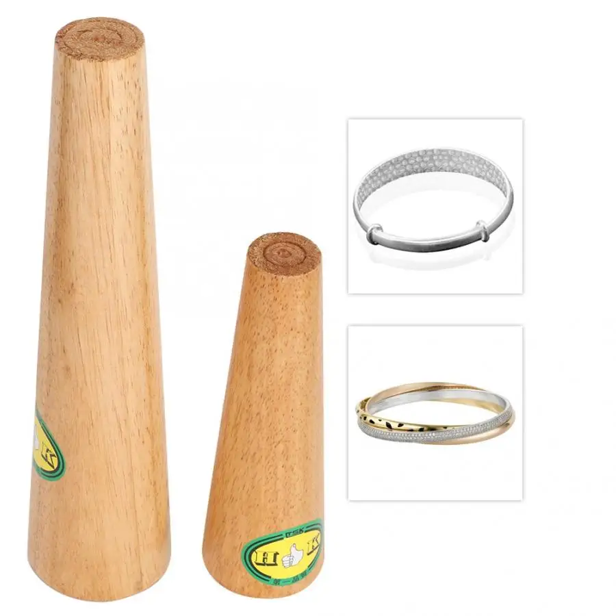

Jewelry Deformation Repair Tool Round Shape Wooden Bangle Mandrel Bracelet Adjuster Professional Jewelry Making Tool for Jeweler