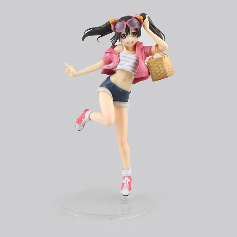 

HKXZM Anime Figure 20CM Love Live! Yazawa Nico Picnic Girl Ver. 1/8 Scale Boxed PVC Action Figure Toy Collection Model Doll Gift