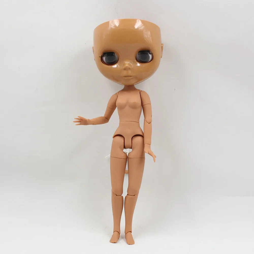 DBS blyth doll joint body bjd toy without makeup shiny face for cutom doll DIY anime girls