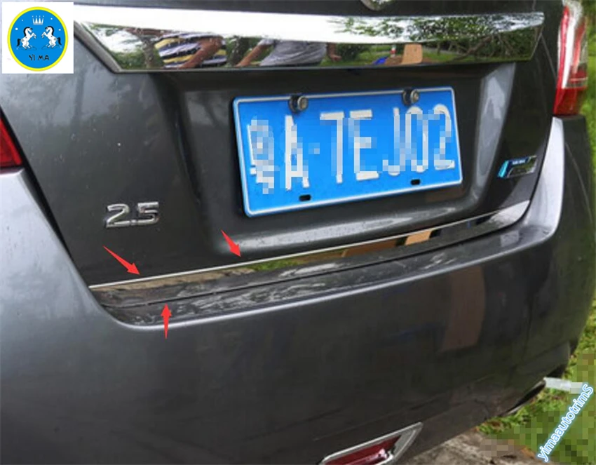 

New Accessories! For Nissan Altima 2013 - 2015 Stainless Steel Rear Tailgate Trunk Lid Cover Trim