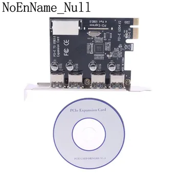 

4 Port PCI-E to USB 3.0 HUB PCI Express Expansion Card Adapter 5 Gbps Speed For Desktop Computer Components Brand New