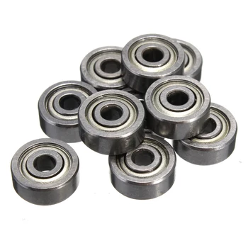 

10PCS 623ZZ Bearing ABEC-5 3x10x4 mm Miniature 623-2Z Ball Bearings 623 Carbon Steel Ball Bearing Set