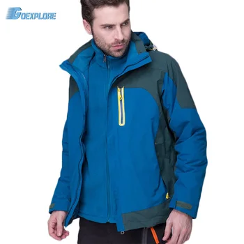 Goexplore Outdoor jacket Male breathable brand double layer windbreaker winter Sports Overcoat Outerwear thermal jacket for men
Goexplore Outdoor jacket Male breathable brand double layer windbreaker winter Sports Overcoat Outerwear thermal jacket for men