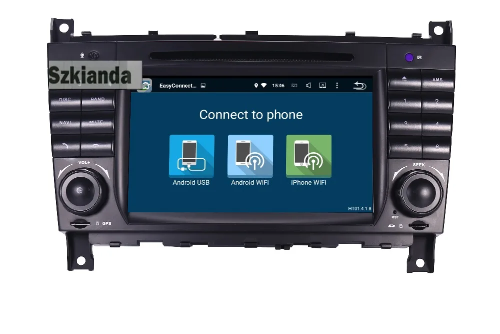Cheap 7"Android 9.0 Car DVD for Mercedes Benz C Class W203 2004-2007 c200 C230 C240 C320 C350 CLK W209 2005 Sat Navi GPS Radio WiFi 19