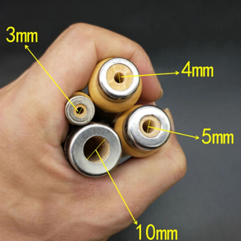 3 шт. деревянный файл ручка подходит для домашнего инструмента кольцо из нержавеющей стали деревянные DIY подарки