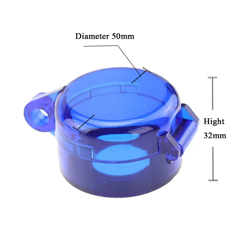 22 мм Кнопка аварийного останова Защитная крышка Кнопка сиденья пылезащитный чехол - Цвет: Blue