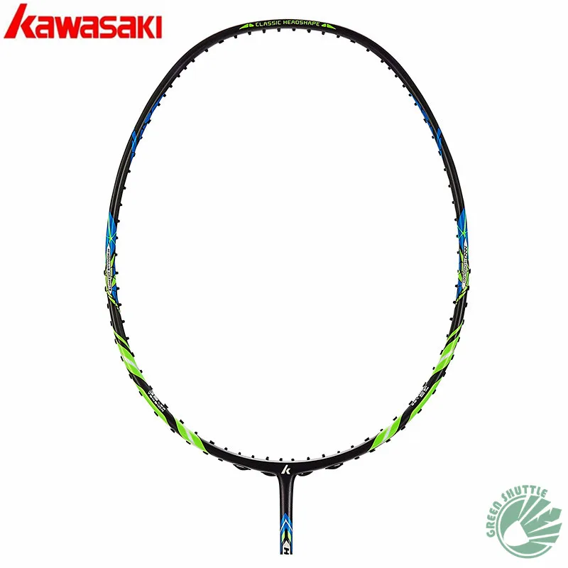 

2019 Genuine Kawasaki 30T High Rigidity Carbon Fiberr Tension 666 Ad Badminton Racket High Tension G5 Racquets With Gift