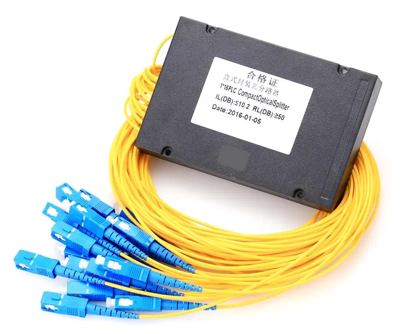 1x16 PLC волоконно-оптический кабельный разветвитель Тип коробки 1x16 Кассетный волоконный кабель устройство для разветвления