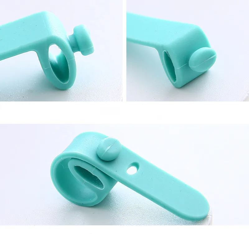 

4 flexible silicone cable ties for various data lines and wire finishing can be reused Wiring Accessories tie wraps