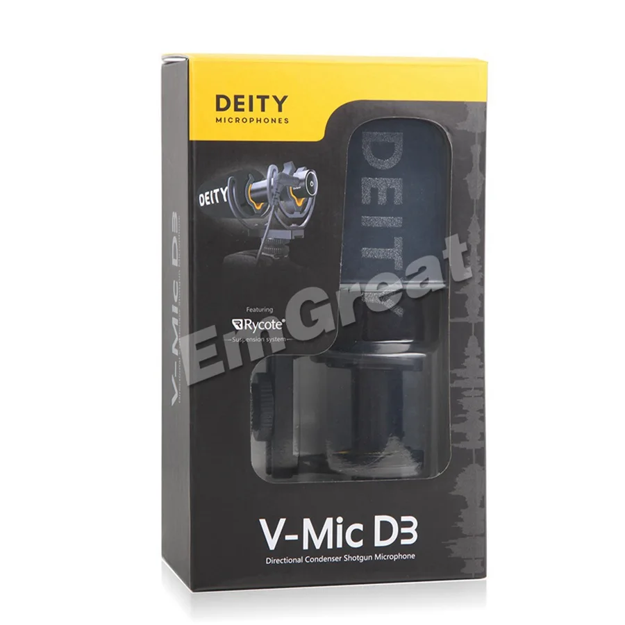 Deity V-Mic D3 Аудио Видео супер кардиоидный конденсаторный микрофон на камеру Запись микрофон для DSLR DV видеокамеры камера смартфон