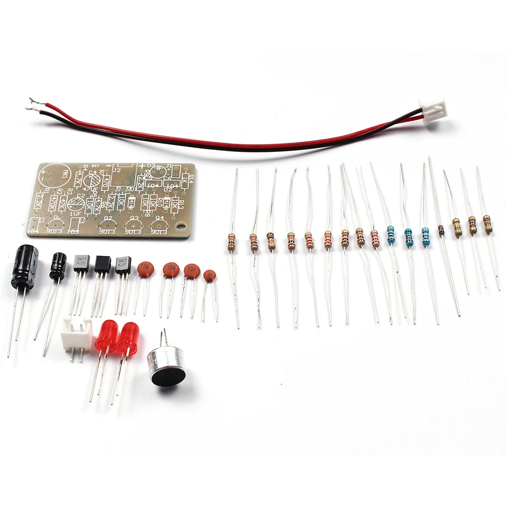 Электронный акустический хлопковый переключатель управления DIY Kit звуковой датчик электронная схема костюм DIY интегрированный PCB модуль
