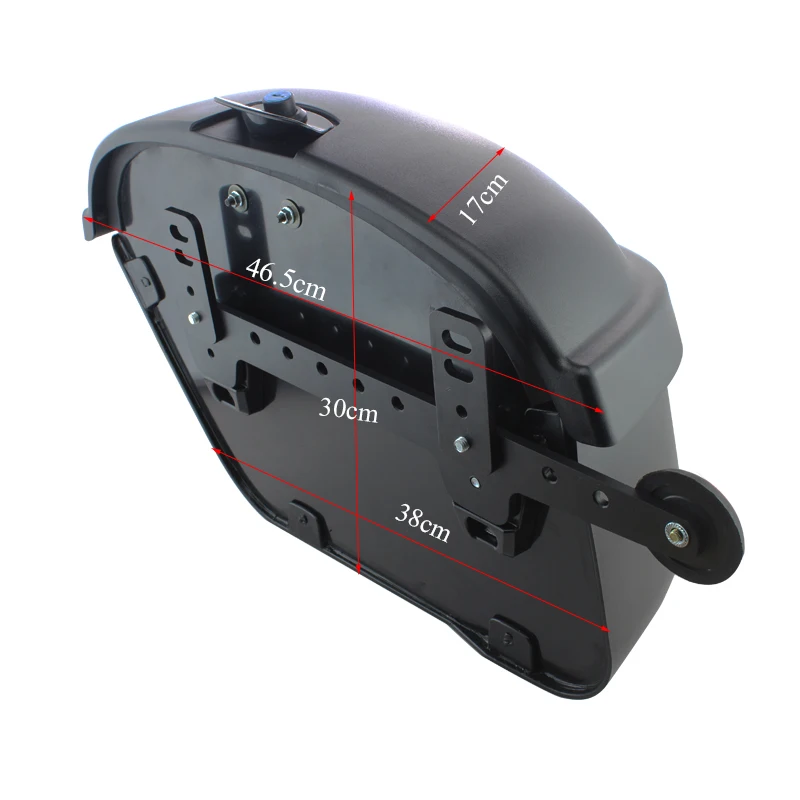 Saddlebags For Motorcycle Leather Side Bags For Honda CBR1100  Kawasaki VN400 VN800 Road King BMW R1200C Cruiser Accessories  (1)