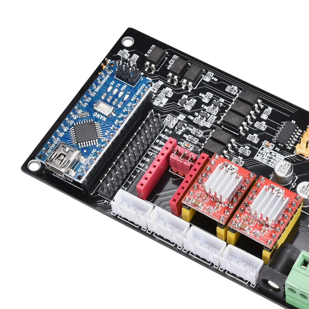 Гравировальная электронная панель управления, три оси, шаговый двигатель, привод, контроллер, материнская плата для лазерной гравировки