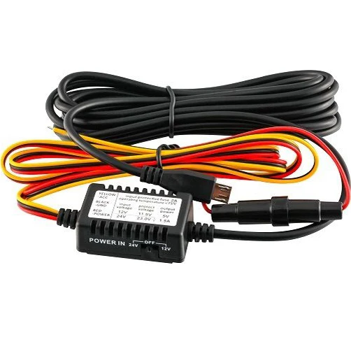Micro USB High End жесткий провод комплект 5 В 1.5amp для регистраторы Mini 0803/0805/0806/ 0826/0903/0906/0906