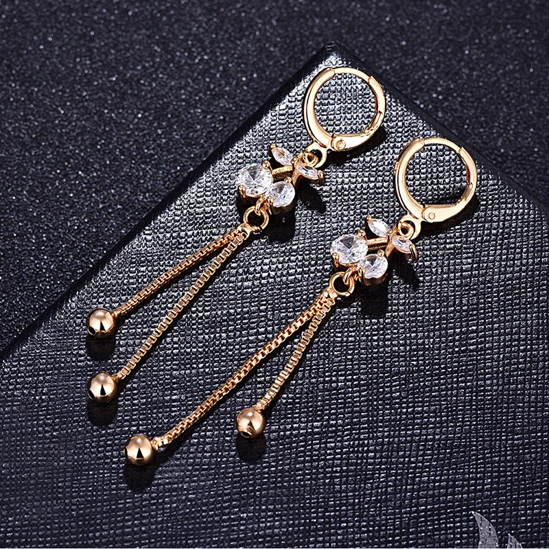 

Cute Cherry Designed Drop Earrings For Women 2018 New Fashion Crystal Beads for Jewelry Making Earring Silver Pearl Beads