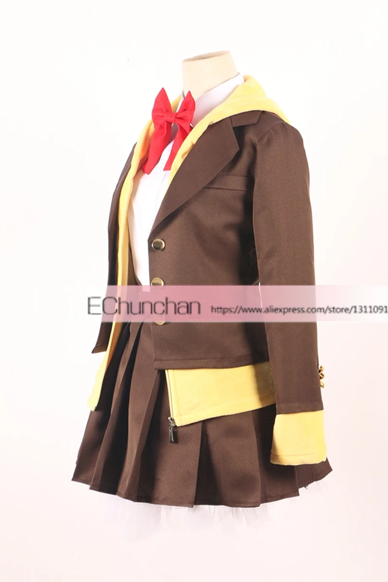 2017 новое поступление Danganronpa 3 The End of Hope Peak High School Chiaki Nanami Косплей Костюм|cosplay
