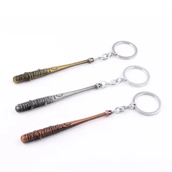 

Wholesale 3 Styles The Walking Dead Keychain Negan's Bat Stick LUCILLE Keyring Baseball Pendant Key Chain For Men Jewelry