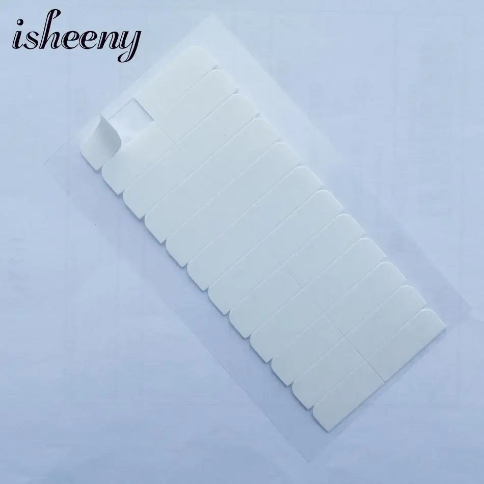 Isheeny 5pcs Double-Side Adhesive Tape Tabs For Lace Wig/Closure/Tape Hair Ecological Super Stick Seamless Replacement Tape Blue