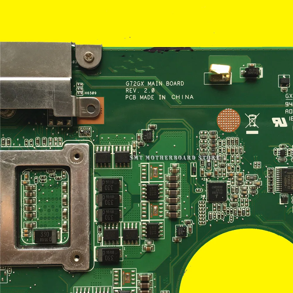 G72GX материнская плата для ноутбука REV 2 0 GTX260M For Asus G72G G71G G71GX тестовая тест на