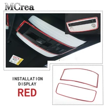 MCrea Авто Передние и задние Лампы для чтения украшения кадр наклейки для Mercedes Benz E Class W212 E180 200 260 300 2010-15