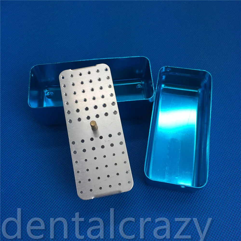 Новый 2 шт. 72 Отверстия держатель для стоматологической бормашины блок Автоклавный стерилизатор коробка стенд