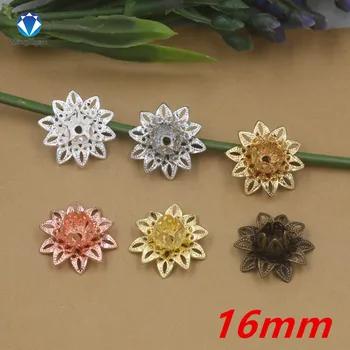 

MINGXUAN 20pcs 16mm lotus Charm Necklaces Pendant for Bracelet Necklace Jewelry Accessorie Making Handmade DIY