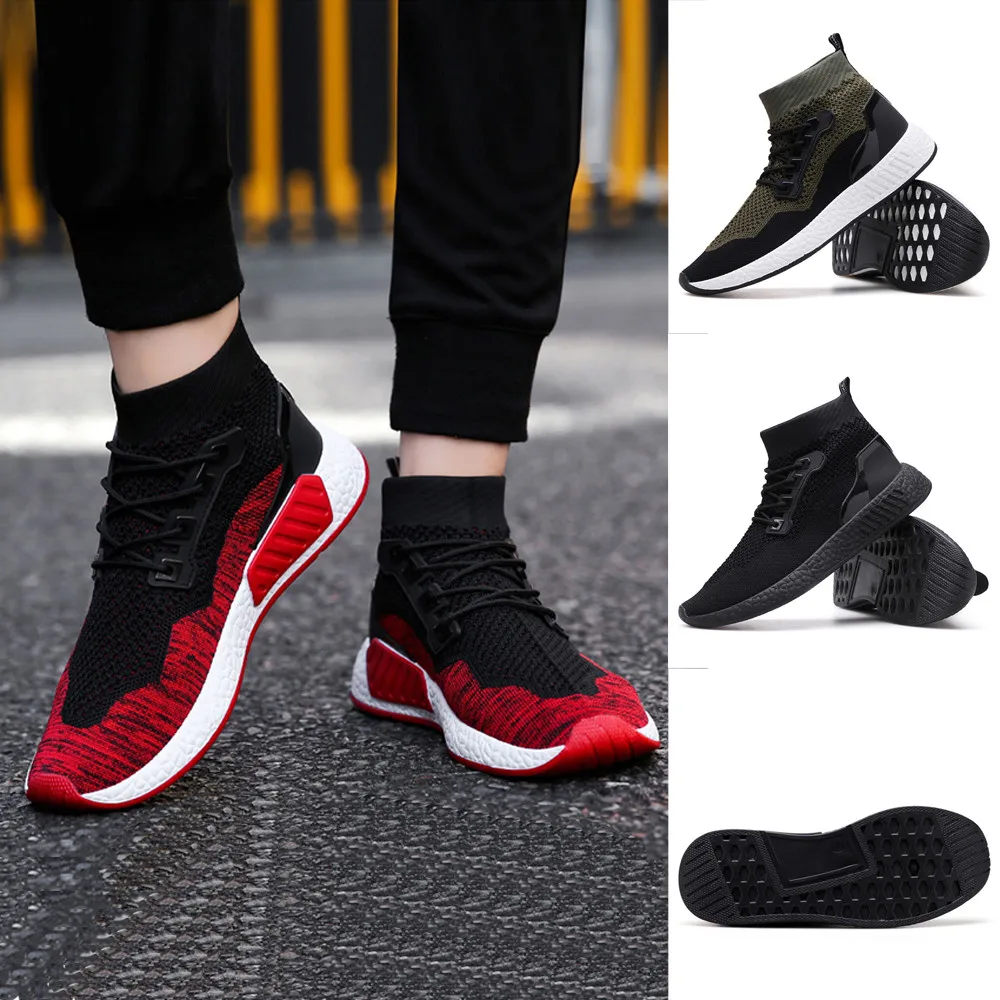 Креативная спортивная обувь для мужчин, кроссовки большого размера, мягкая хлопковая сетчатая уличная спортивная обувь, дышащие кроссовки 0724