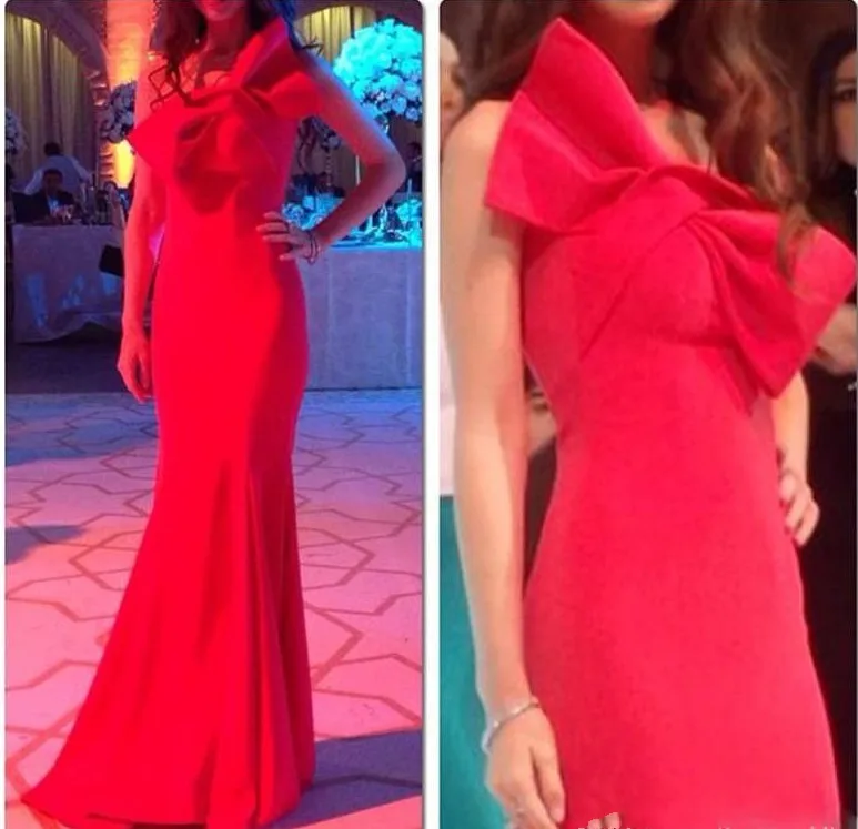 Красный русалка вечерние платья настоящее фото атлас длинная пром платья ну вечеринку официальный платья обычный заказ женщины платья