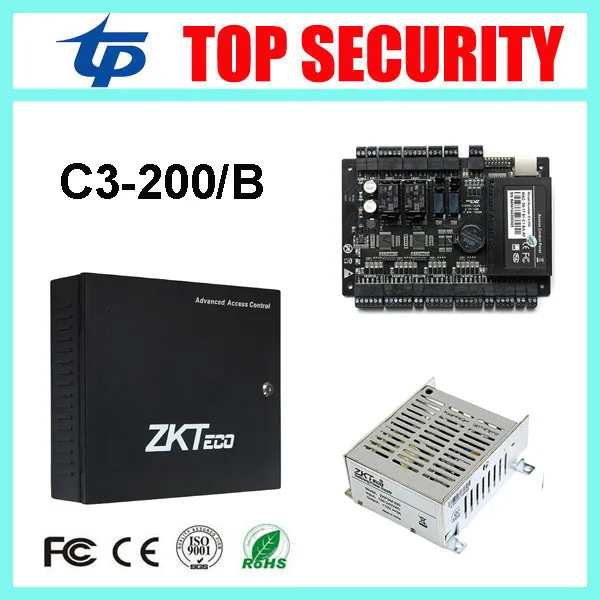 

Two doors two ways door access control panel biometric proximity card access control board system with battery function power