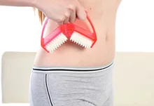 

Double Handle Push Extrusion Stimulate Body Massage Roller Push Lipid Massager