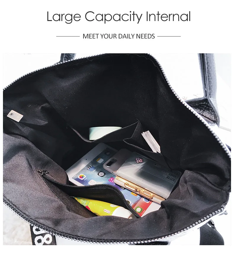 Большая емкость, женские сумки, кожаная сумка для шоппинга, двойной карман, Женская Повседневная сумка,, женские сумки на плечо XA283H