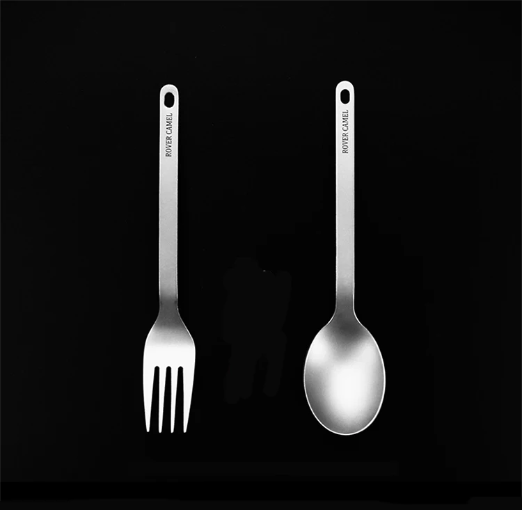 

EDC Outdoor 304 Stainless Steel Ultralight Spoon Fork Sets Portable Light Weight Tableware Picnic Travel Camping Hiking Pocket