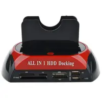 hdd כונן IDE SATA Dual All In 1 HDD עגינה Dock Station כונן קשיח Hdd 2.5 3.5 USB קורא 2.0 ארה"ב Box חיצוניים Case מארז (1)