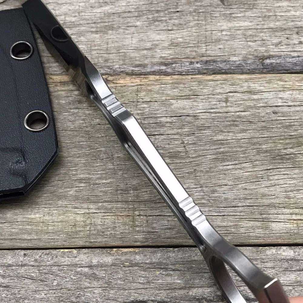 LDT GITFO охотничий нож D2 лезвие D2 ручка фиксированное лезвие выживания карманные охотничьи ножи кемпинг открытый тактический нож EDC инструмент