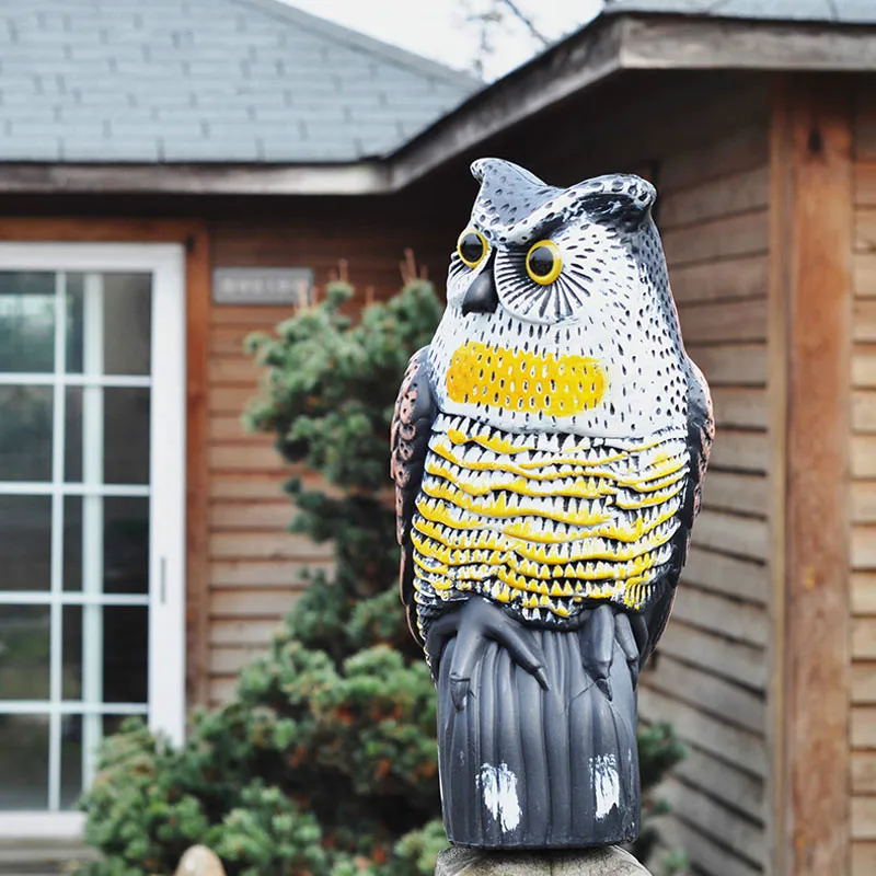 

Hawk Decoy for Bird Repellent Garden Scarer Scarecrow Outdoor Bird Repeller Harmless Simulated Owl Pest Control