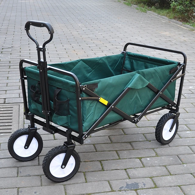 Multifunction Four Wheel Trolley Large Capacity Foldable Pulled Trolley