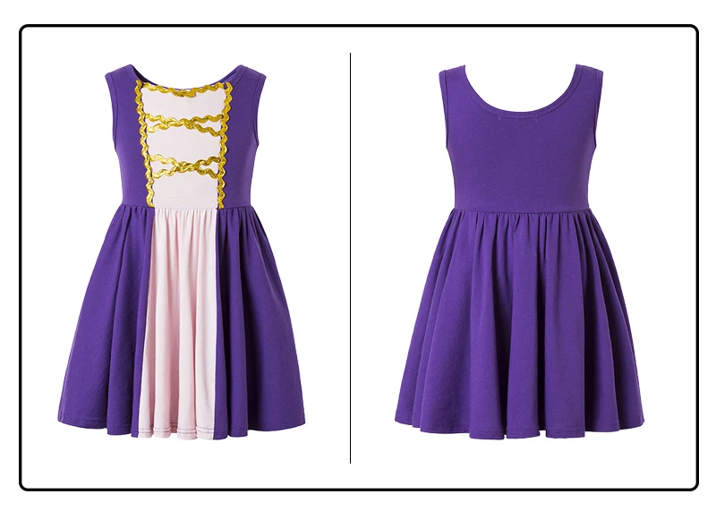 Girls Clothing snow white princess dress Clothing Kids Clothes,belle moana Minnie Mickey dress birthday dresses mermaid costume cute baby dresses