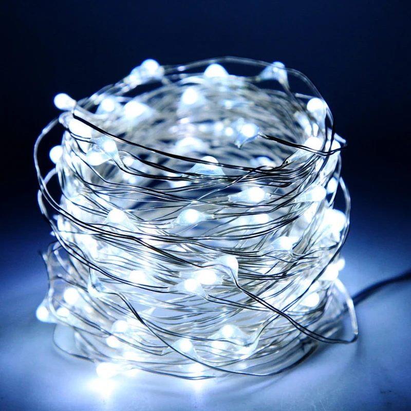

White LED Battery Operated Light Home Decoration Fairy String Lights for Party Weeding Garden