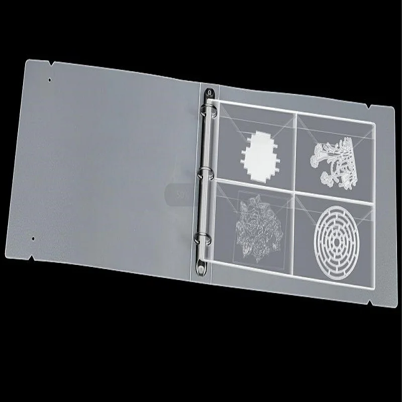 От 3 до 5 листов Вырубные штампы и штампы папка для хранения 4 сетки прозрачные коллекции марок чехол для силиконовых штампов и штампов