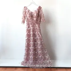 Длинное платье с v-образным вырезом и блестками; розовое платье подружки невесты; свадебное платье на молнии сзади