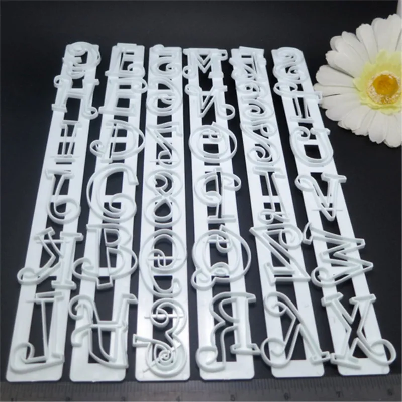 6Pcs /Set Letters Numbers Shape Cake Embossing Cutter Decorating Stencil Kitchen Accessories | Дом и сад