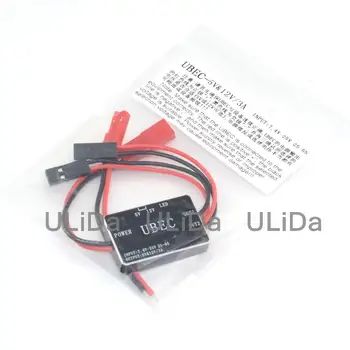 

2in1 5V/12V Switch Control 3A UBEC DC-DC Buck Module Step Down for RC Quadcopter Drone Helicopter Gimbal FPV