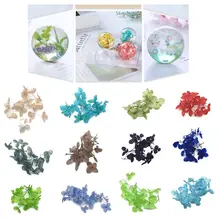 1 коробка сухой цветок Сделай Сам изделия из эпоксидной смолы ручной работы наполнитель сухоцветы время изготовление каменных ювелирных изделий стол Decoratio