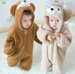 2016 Новый Duffy медведь Onesie/пижамы/комбинезон для малыша Косплэй костюм дети подарки Детские ползунки одежда