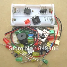 Электронный DIY Набор DIY подарок на день рождения оптический Акустооптический круглый светильник комплект модуль датчик