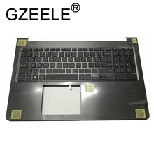 GZEELE для Dell Vostro 15-5000 5568 V5568 Ноутбук Упор для рук верхний чехол клавиатура ободок верхний чехол