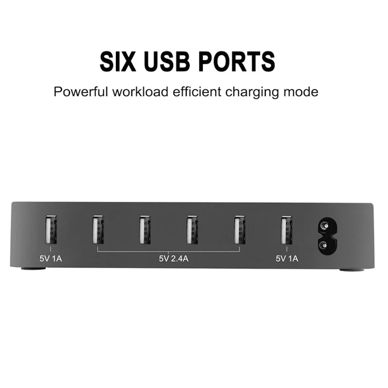 6 منافذ USB اللوحي وحدة شاحن قفص الاتهام مع حامل حامل 5 V 2.4A 1A متعددة وظيفة USB شحن ل فون الذكية phonEU 6 منافذ USB اللوحي وحدة شاحن قفص الاتهام مع حامل حامل 5 V 2.4A 1A متعددة وظيفة USB شحن ل فون الذكية phonEU