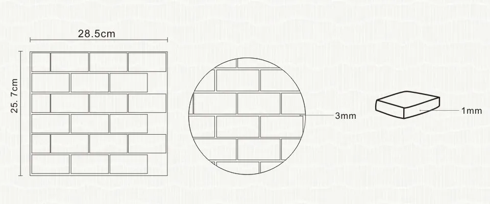 3D виниловый кирпич водостойкие самоклеющиеся обои шелушение и палочка мозаичный стикер для настенной плитки кухня ванная комната Домашний Декор Наклейка на стену
